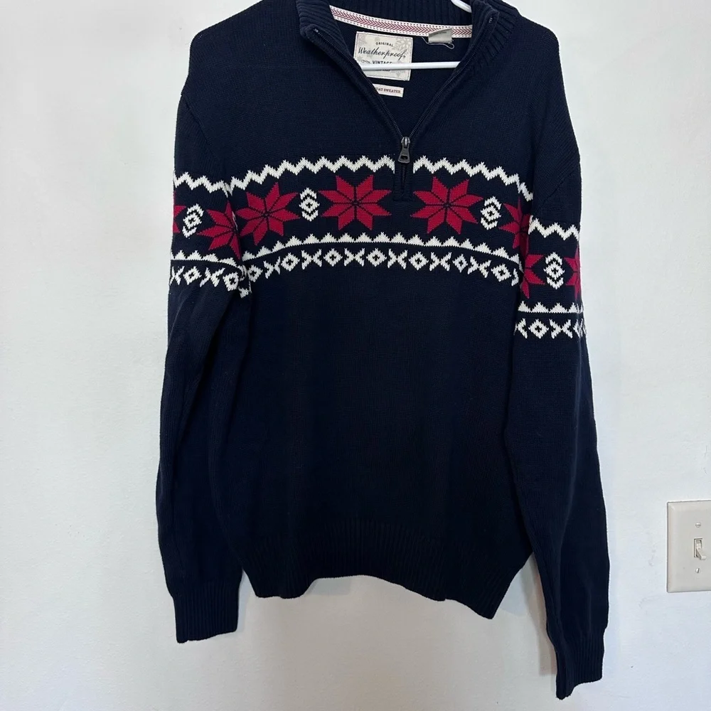Weatherproof Vintage Women's Dark Blue Sweater